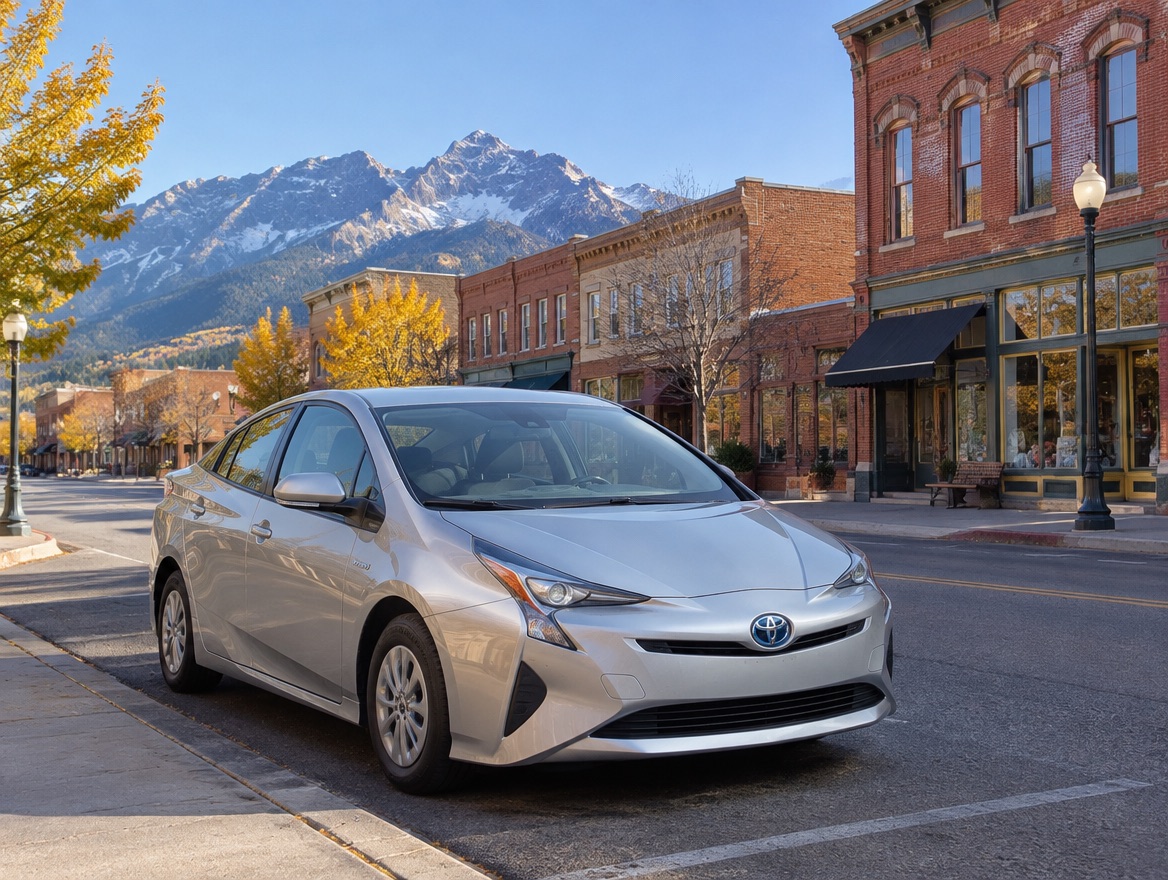 Fuel-efficient Toyota Prius for Key's 2 Income Rentals rideshare rental